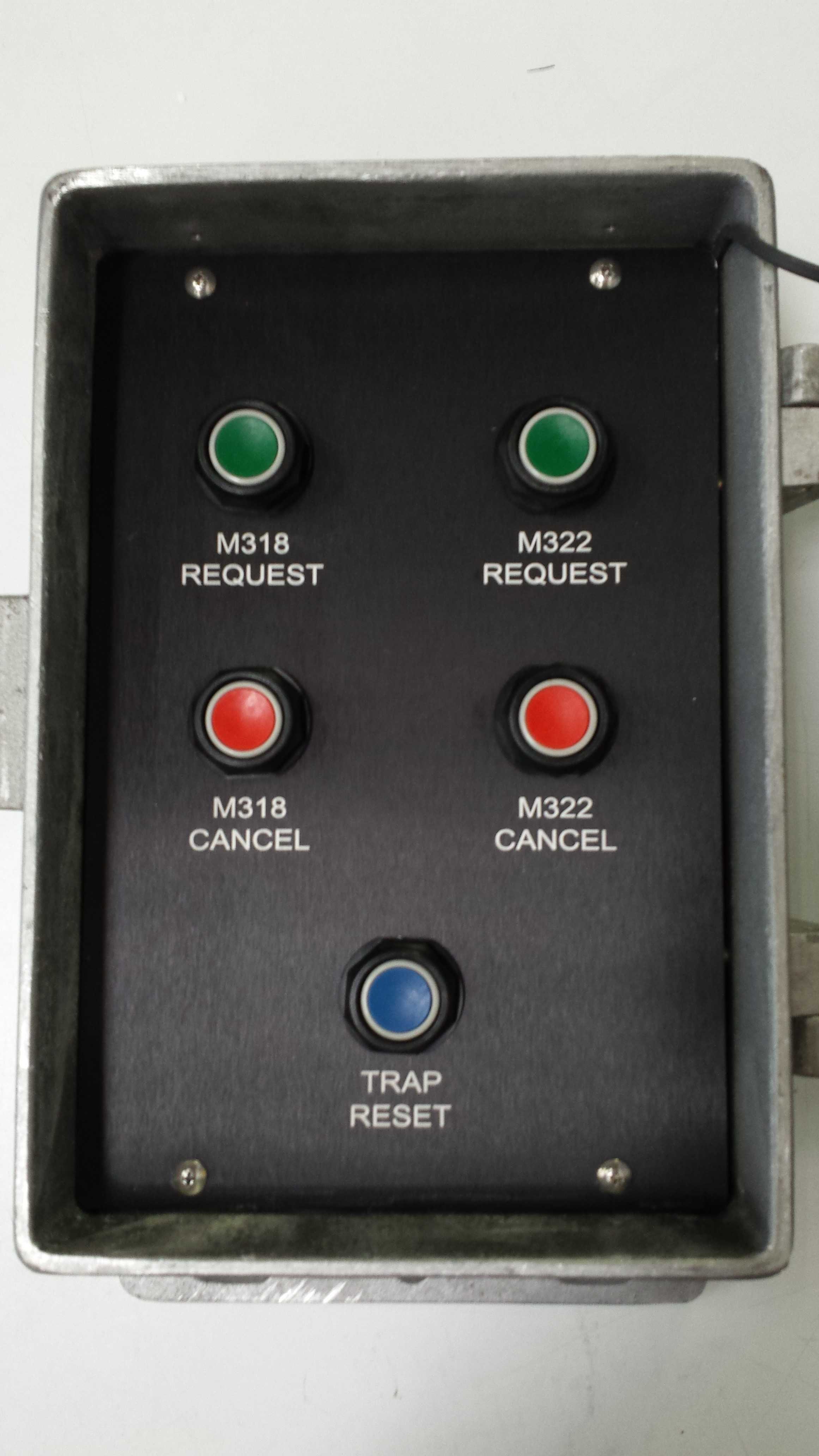 Pushbutton panel for OMSI